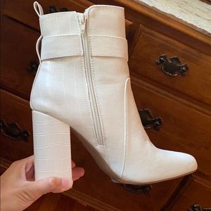 White boots